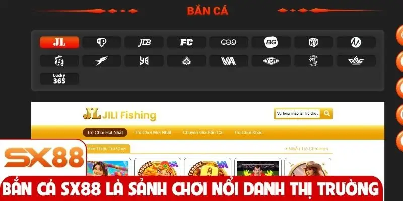 Bắn cá SX88 là sảnh chơi nổi danh thị trường