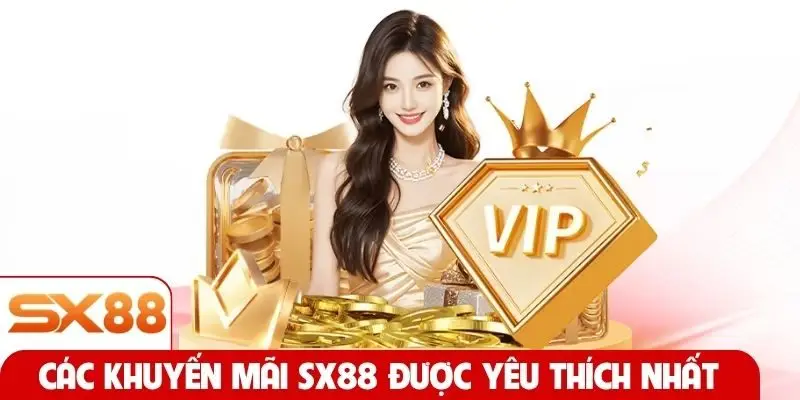 Các khuyến mãi SX88 được yêu thích nhất