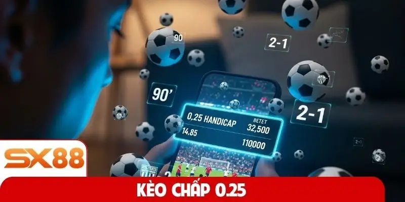 Kèo chấp 0.25