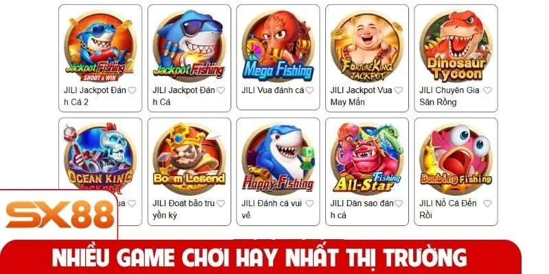 Nhiều game chơi hay nhất thị trường