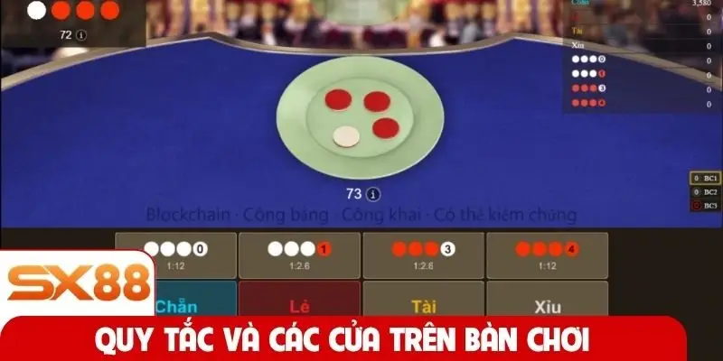 Quy tắc và các cửa trên bàn chơi